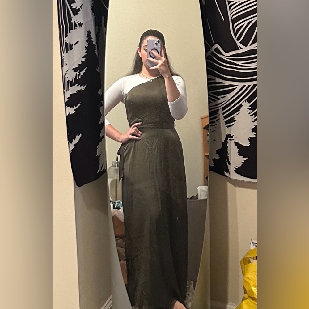 Worn once one shoulder gown